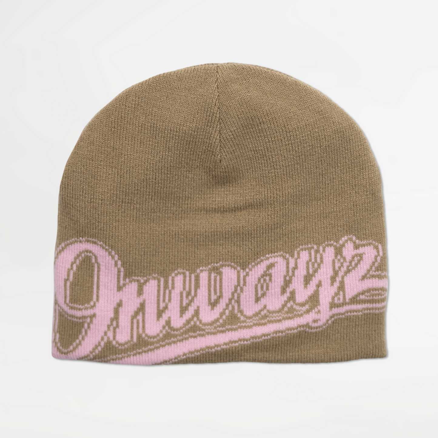 Reversible Beanie - Brown / Grey