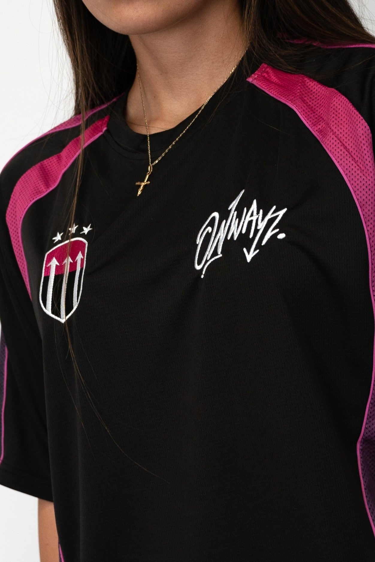 Gradient Jersey - Black Pink