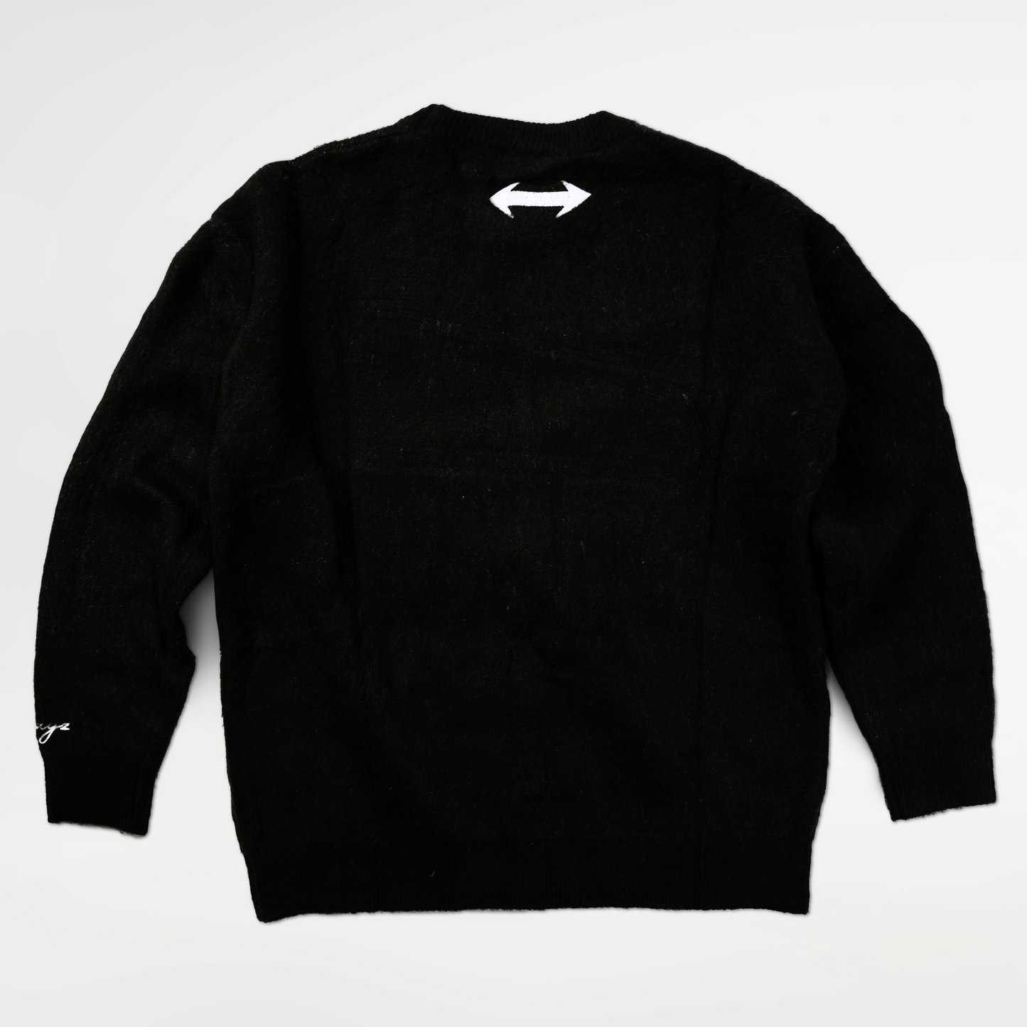 Fluff Knit Crewneck - Black