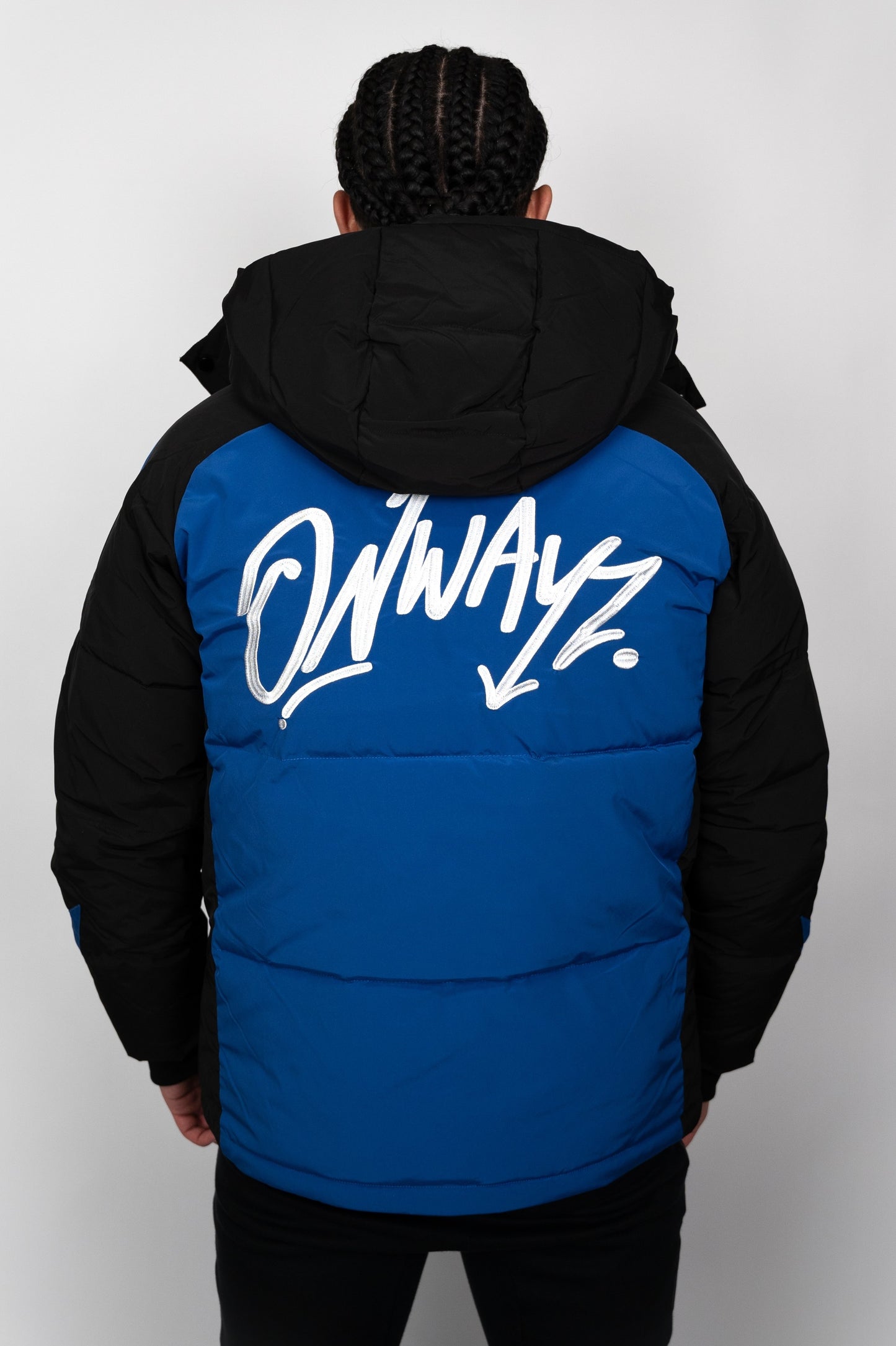 Arrow Puffer Jacket - Blue