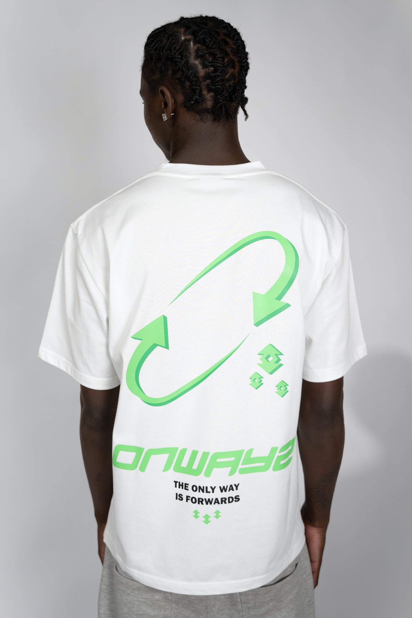 Motion T Shirt - White Green
