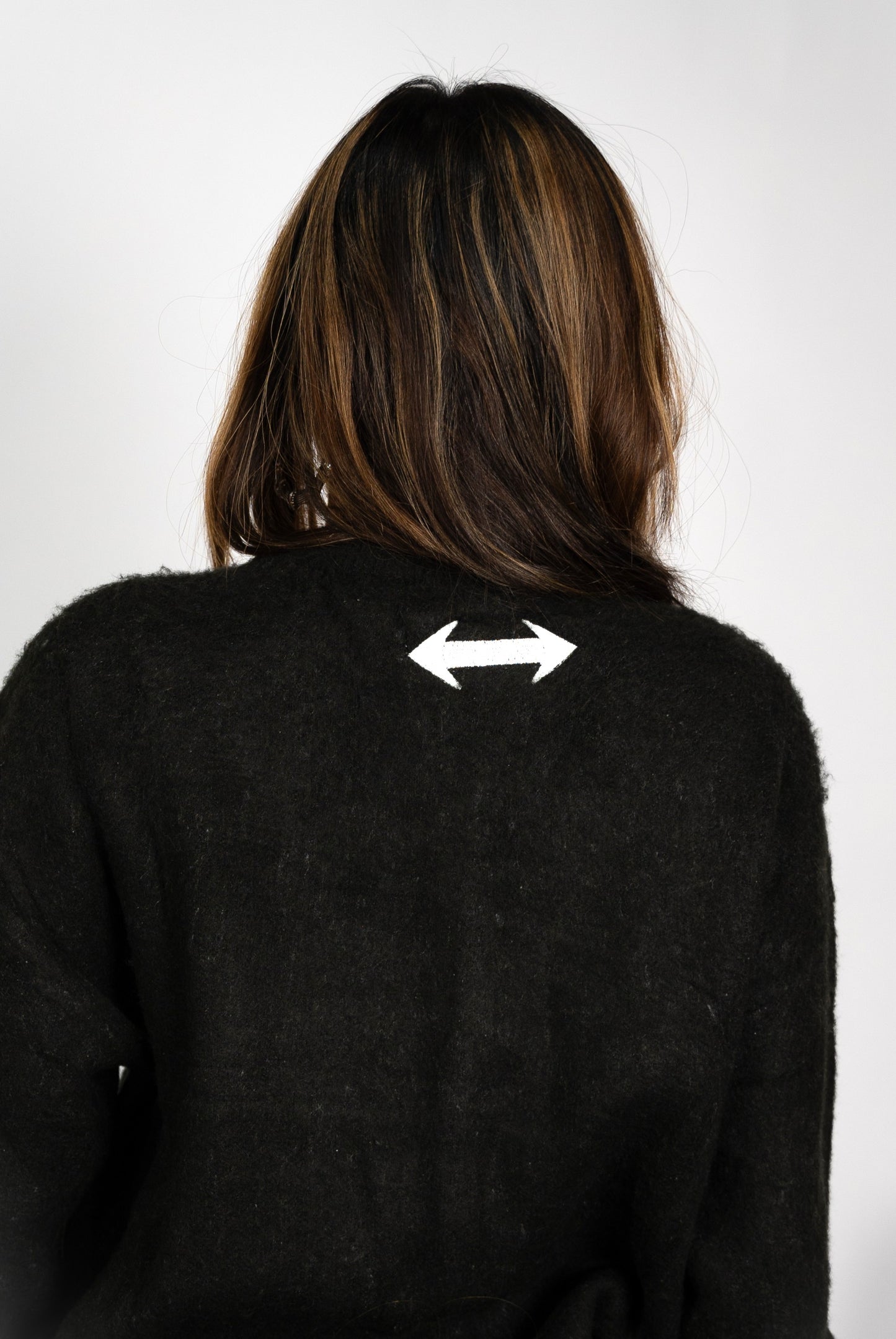 Fluff Knit Crewneck - Black