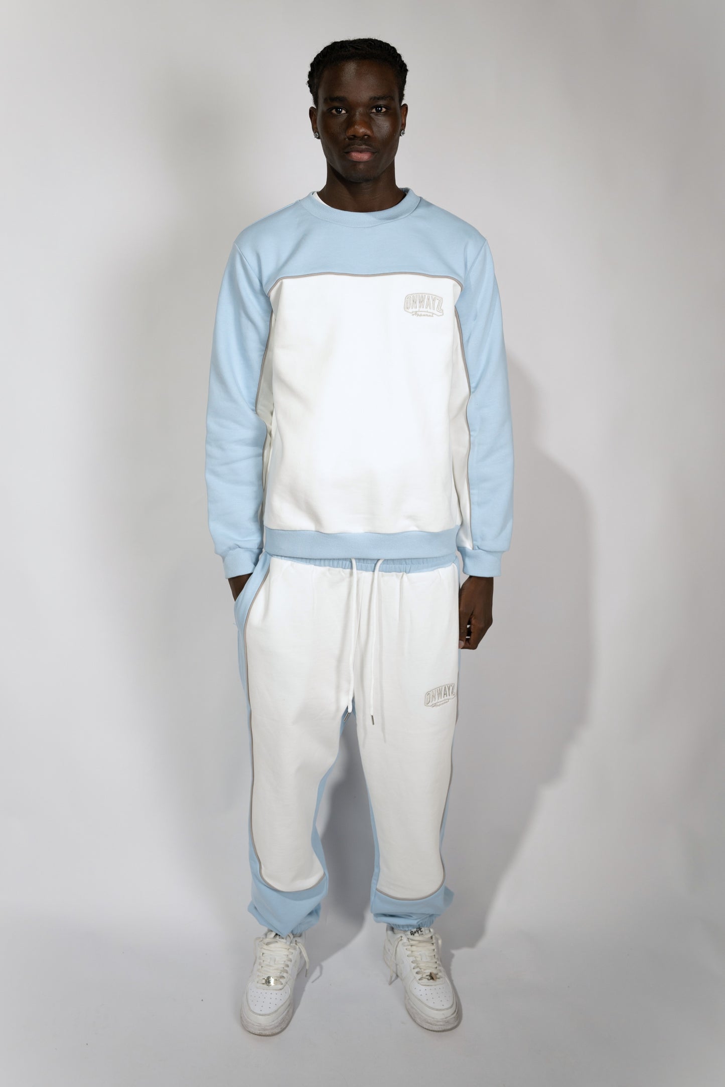 Core Crewneck - Blue White