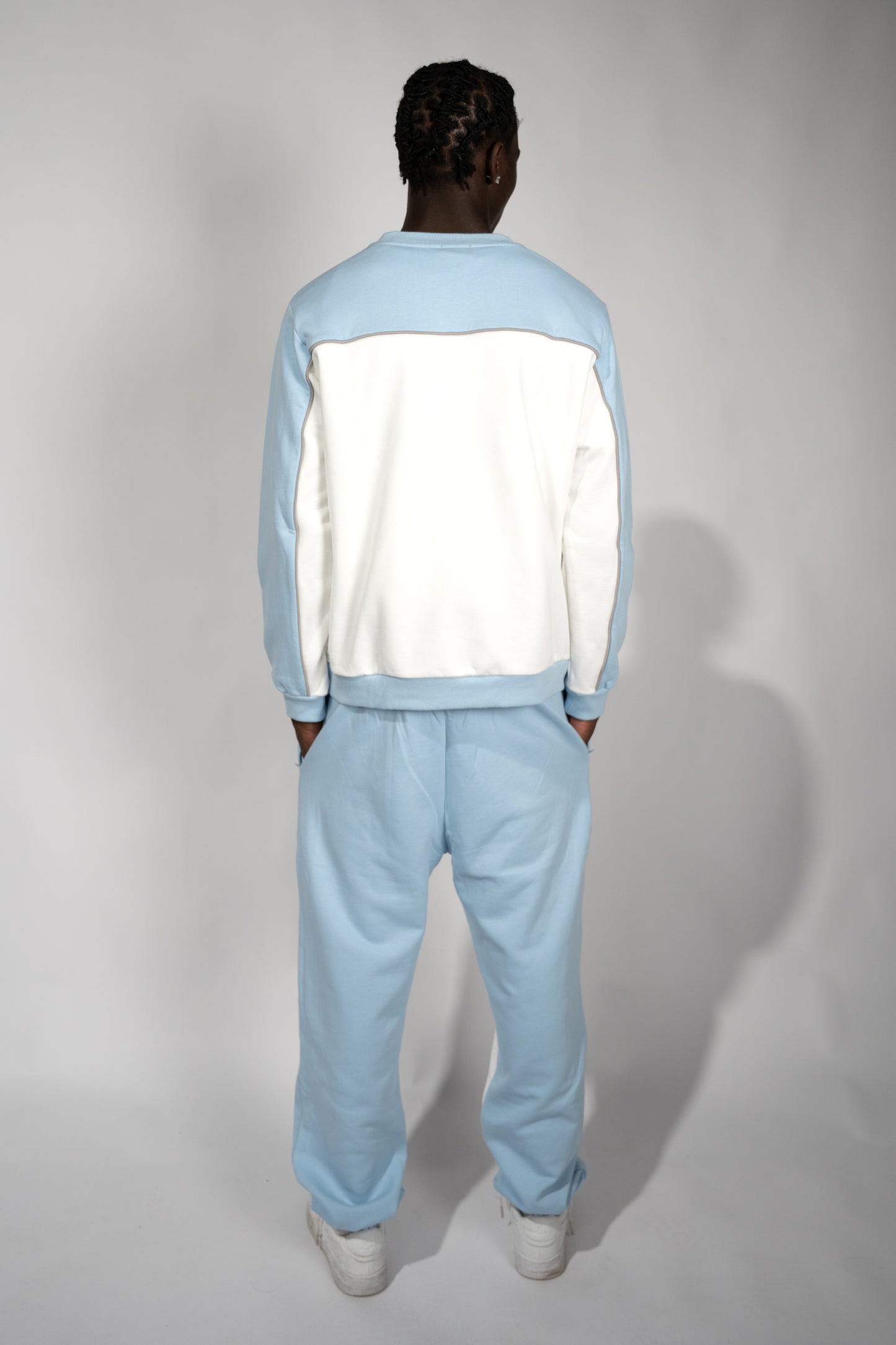 Core Crewneck - Blue White