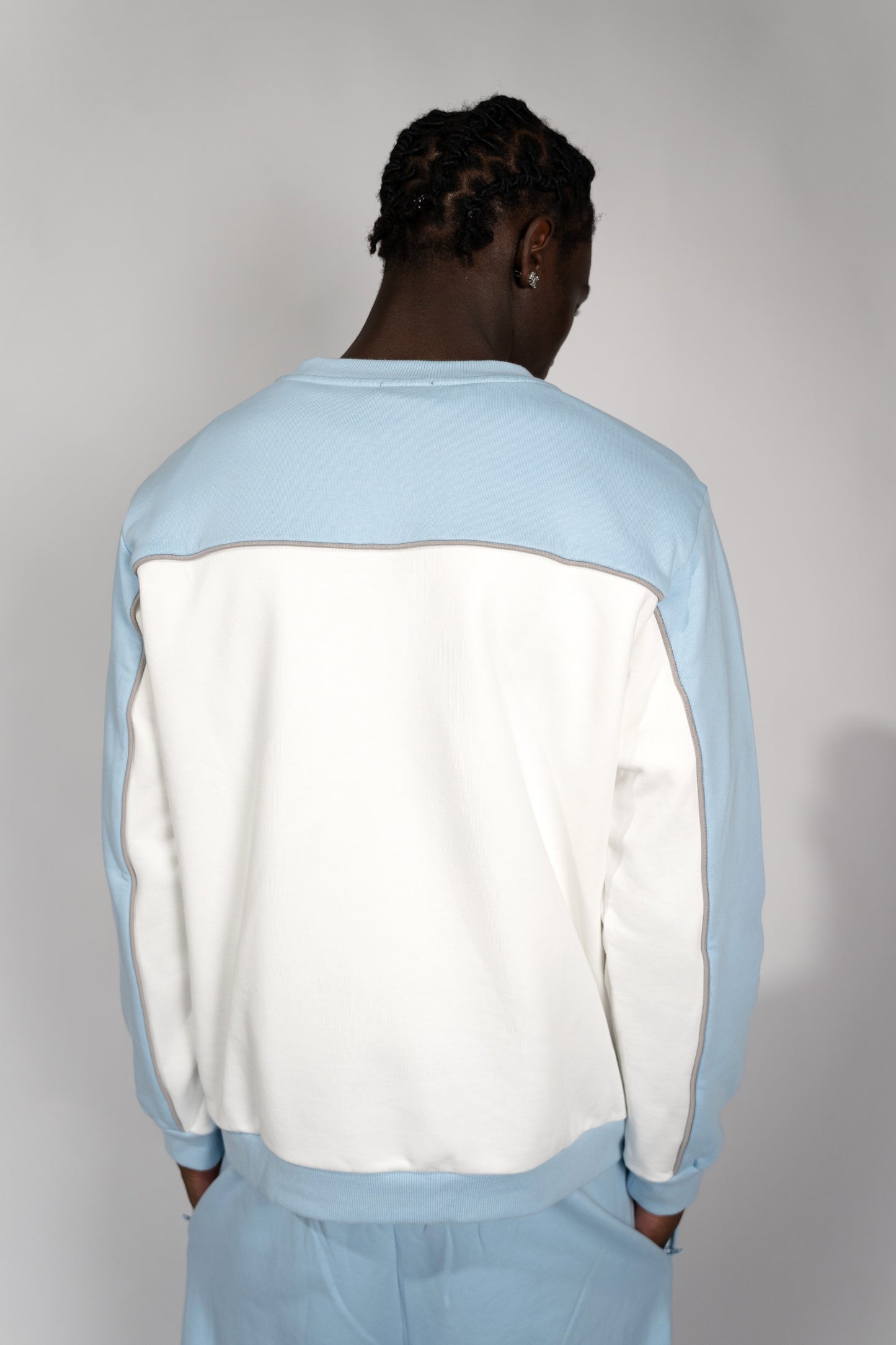 Core Crewneck - Blue White