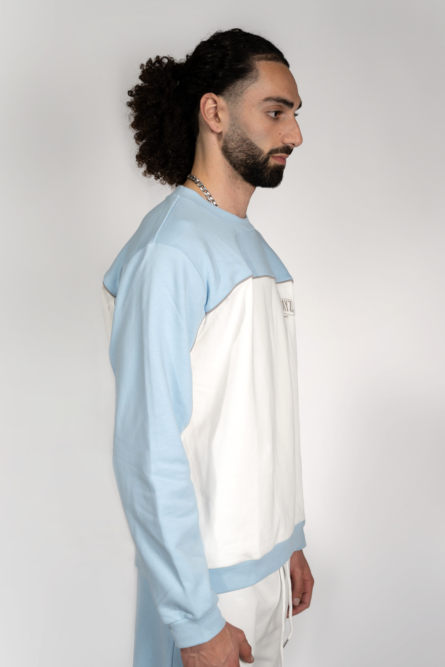 Core Crewneck - Blue White