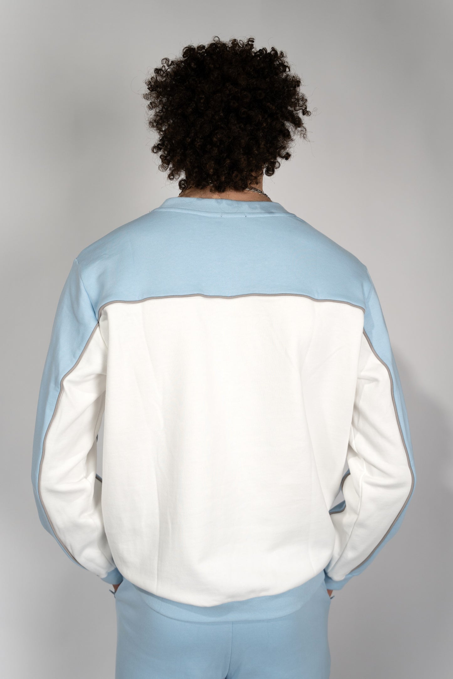Core Crewneck - Blue White