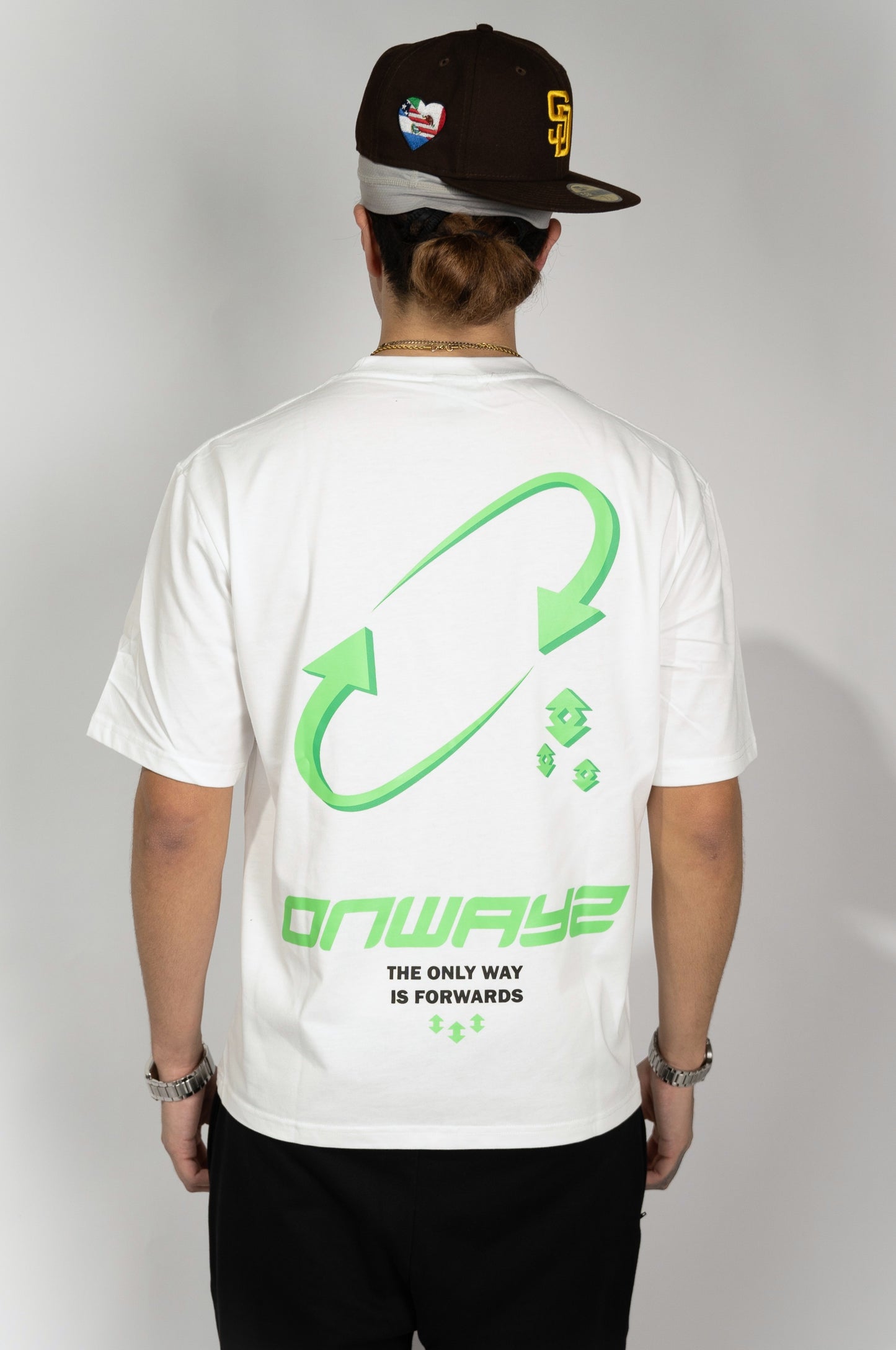 Motion T Shirt - White Green