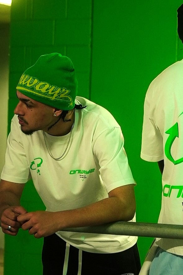 Reversible Beanie - Green / Navy