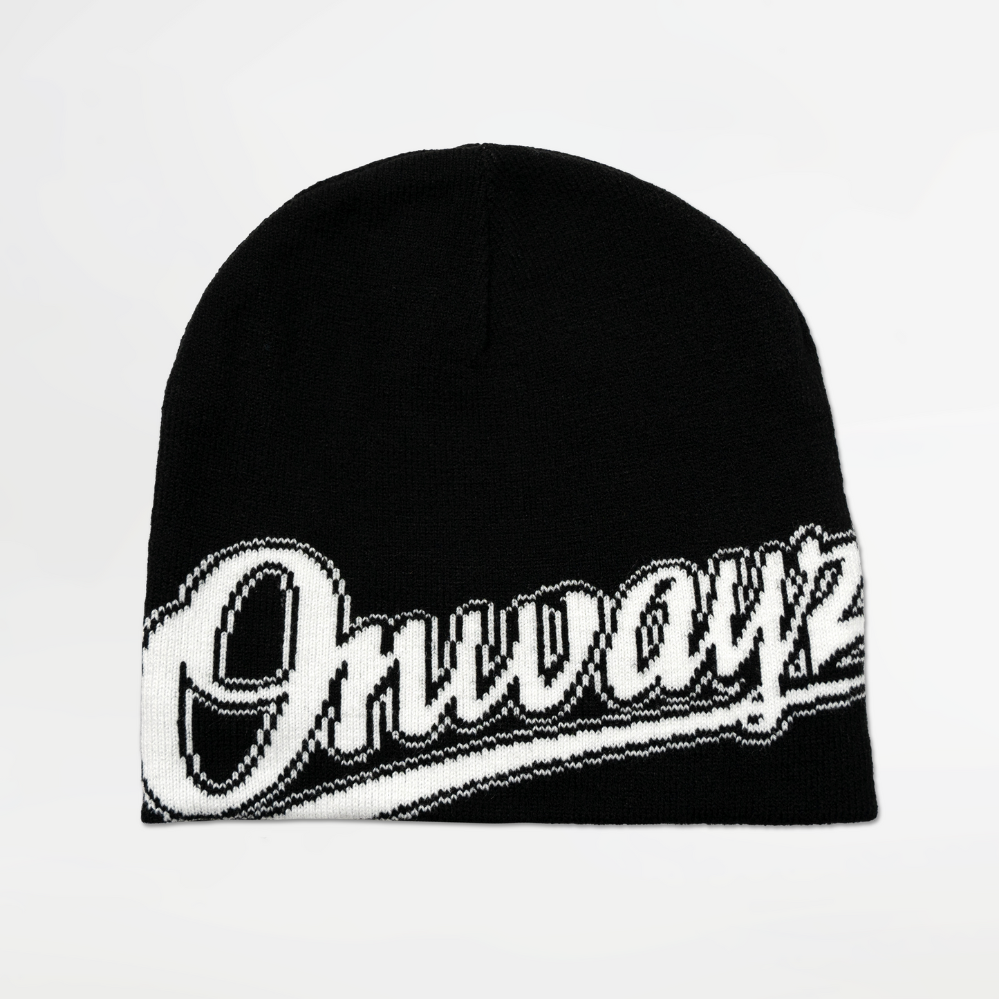 Reversible Beanie - Black / Yellow