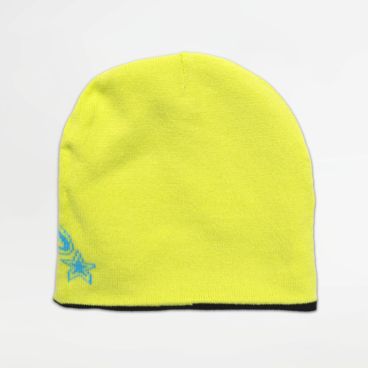 Reversible Beanie - Black / Yellow