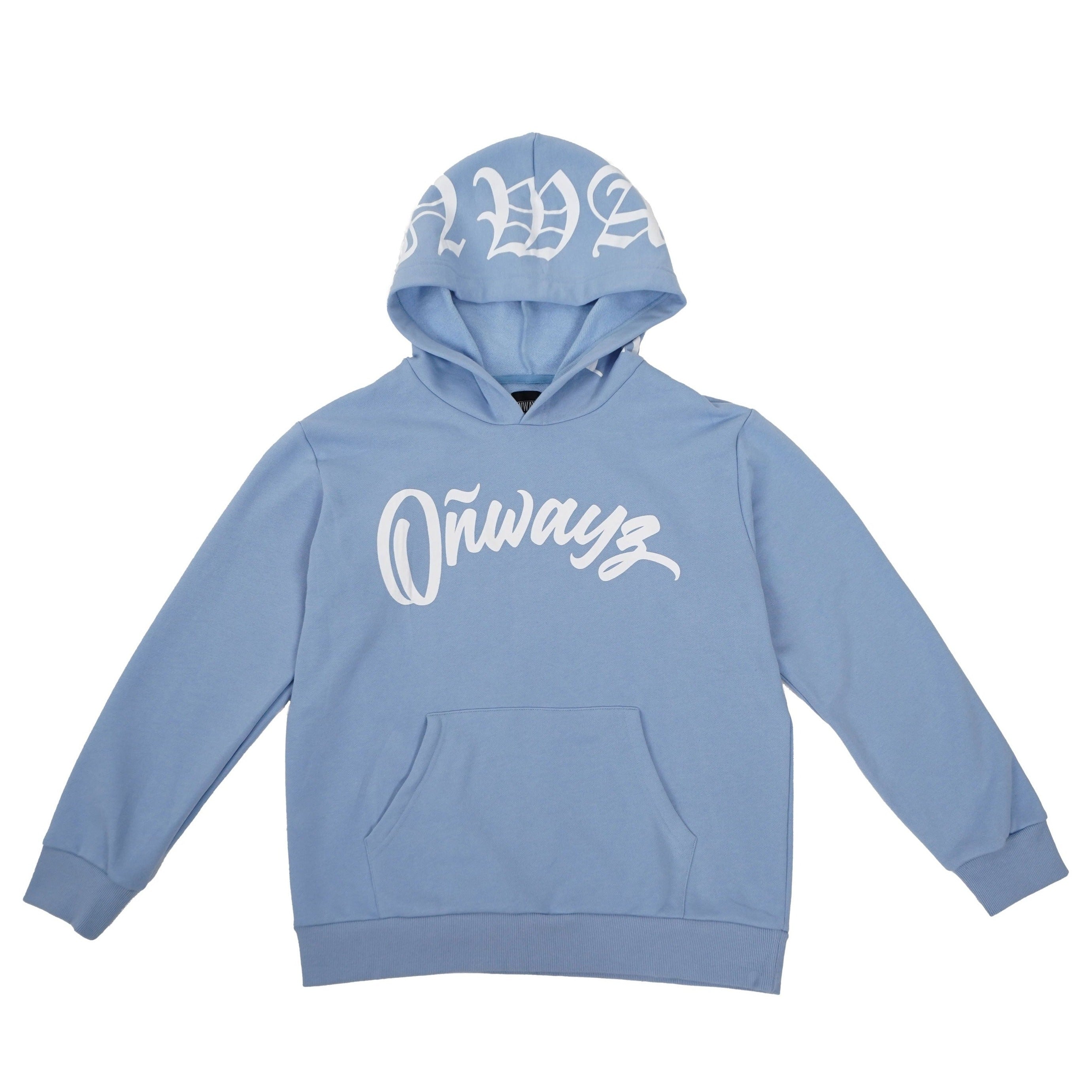 Baby blue 2025 pullover hoodie