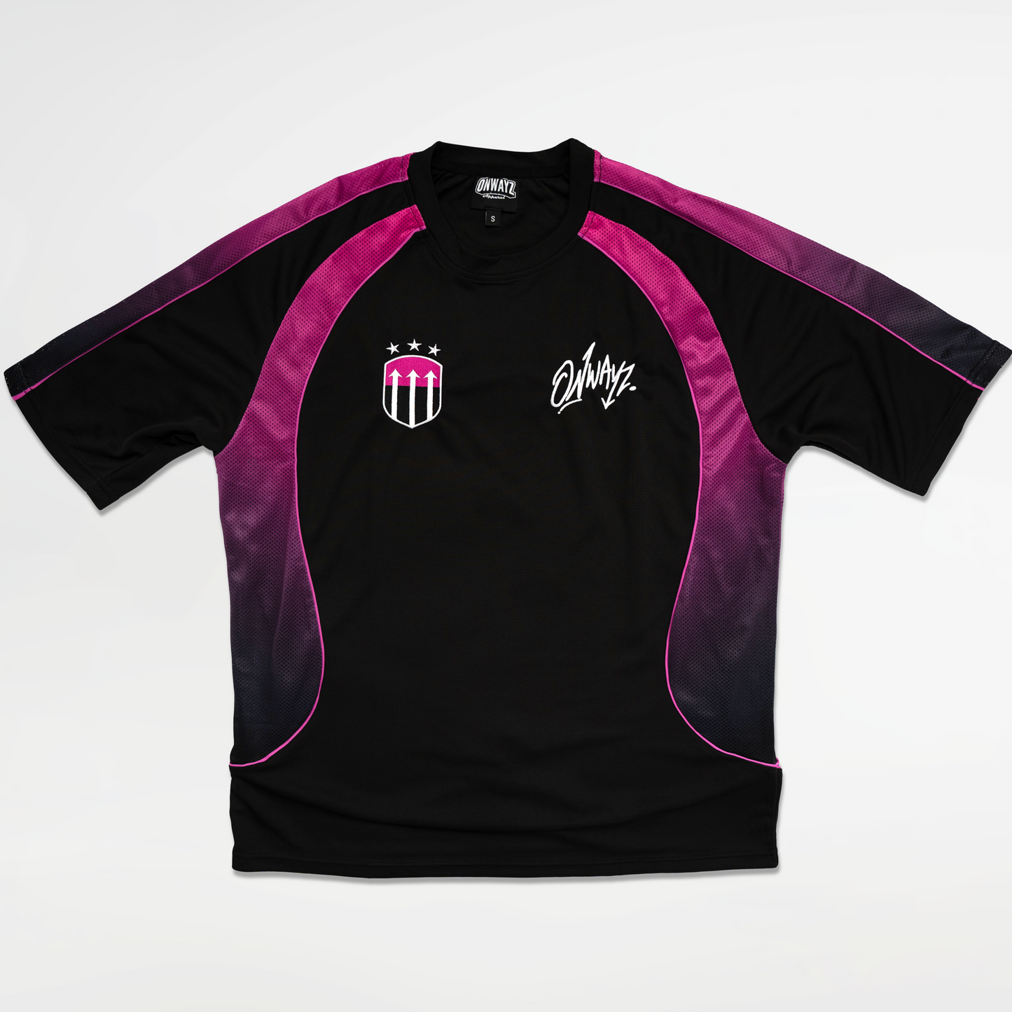 Gradient Jersey - Black Pink