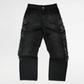 Classic Applique Denim Jeans - Black