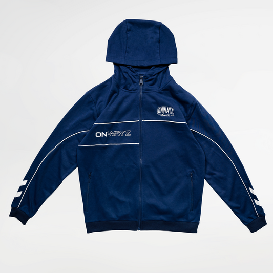 Technical Zip Hoodie - Navy