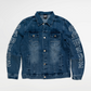 Classic Applique Denim Jacket - Blue
