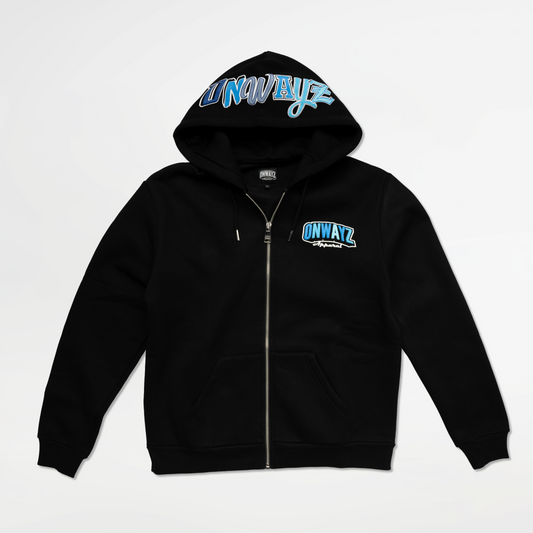 Ice Zip Hoodie - Black
