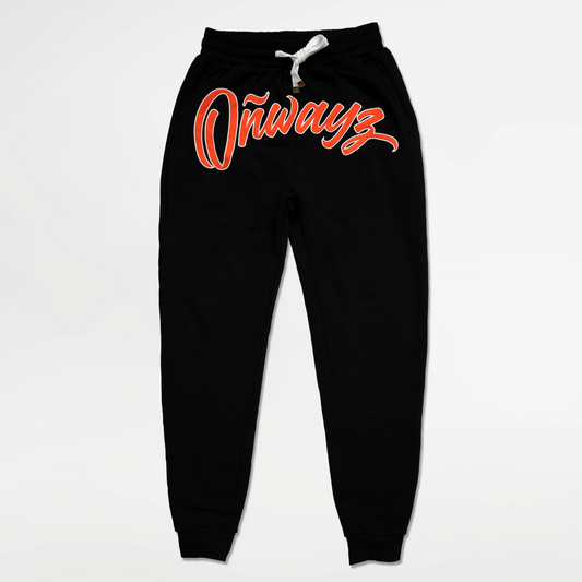Classic Sweatpants 2.0 - Black Orange