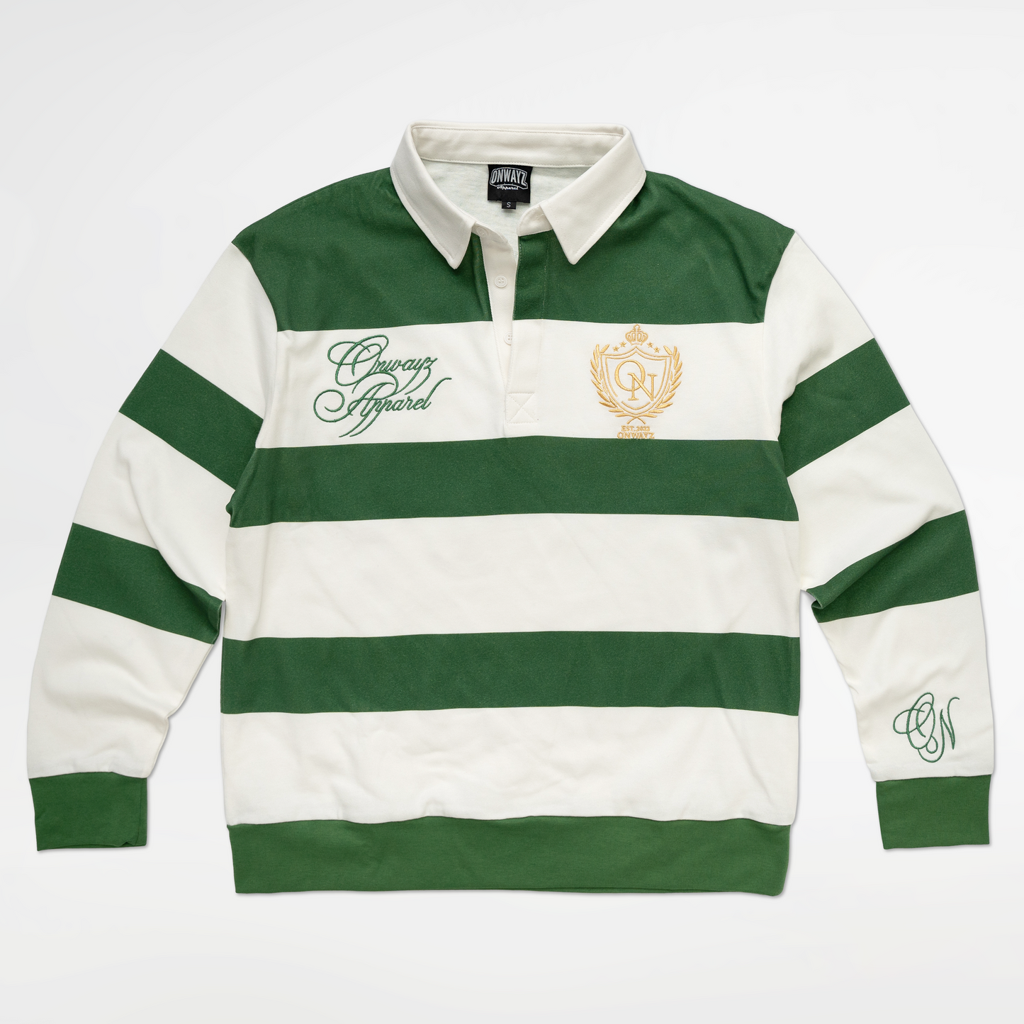 Long Sleeve Polo Shirt - Green