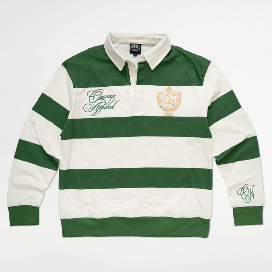 Long Sleeve Polo Shirt - Green