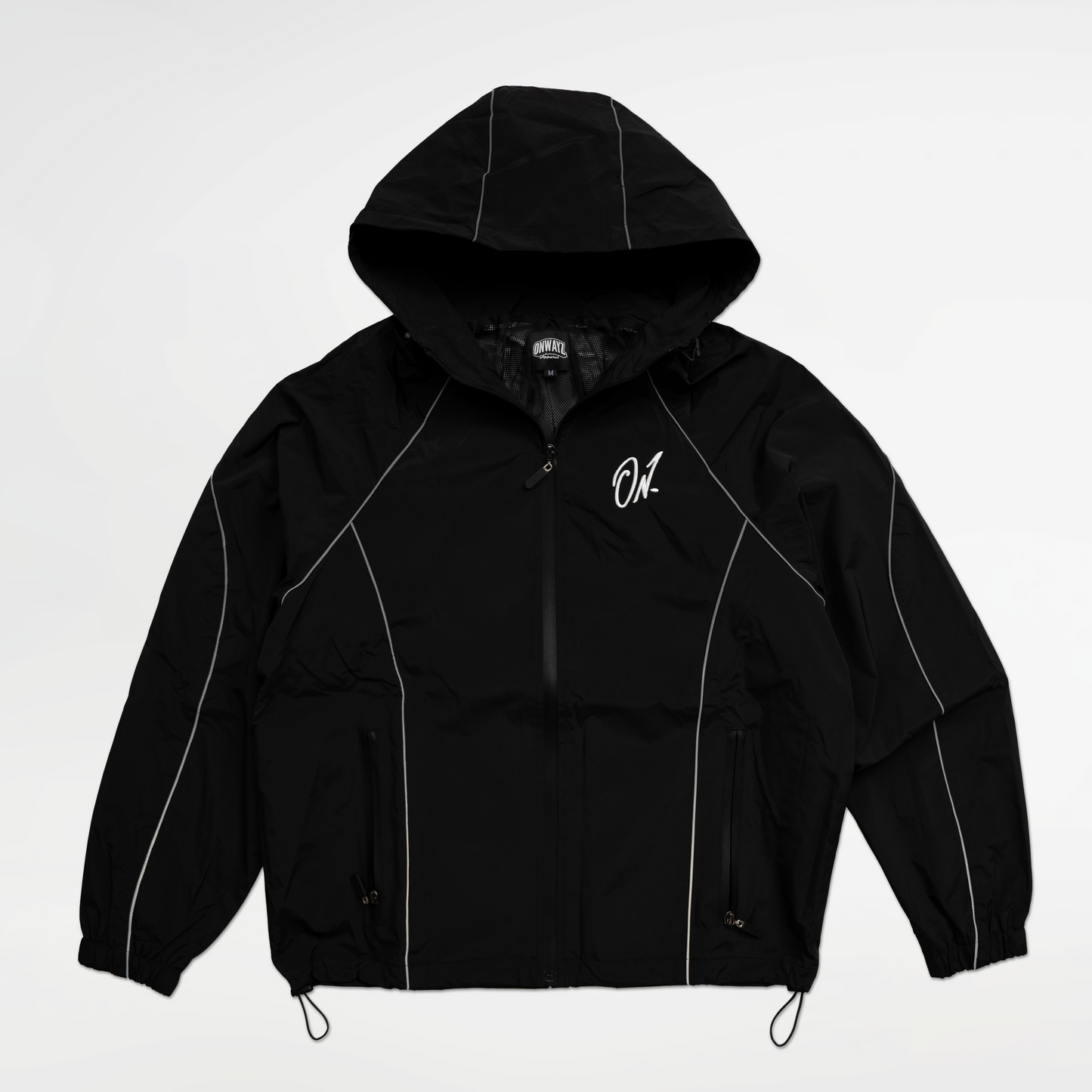 Arrow Windbreaker Jacket - Black