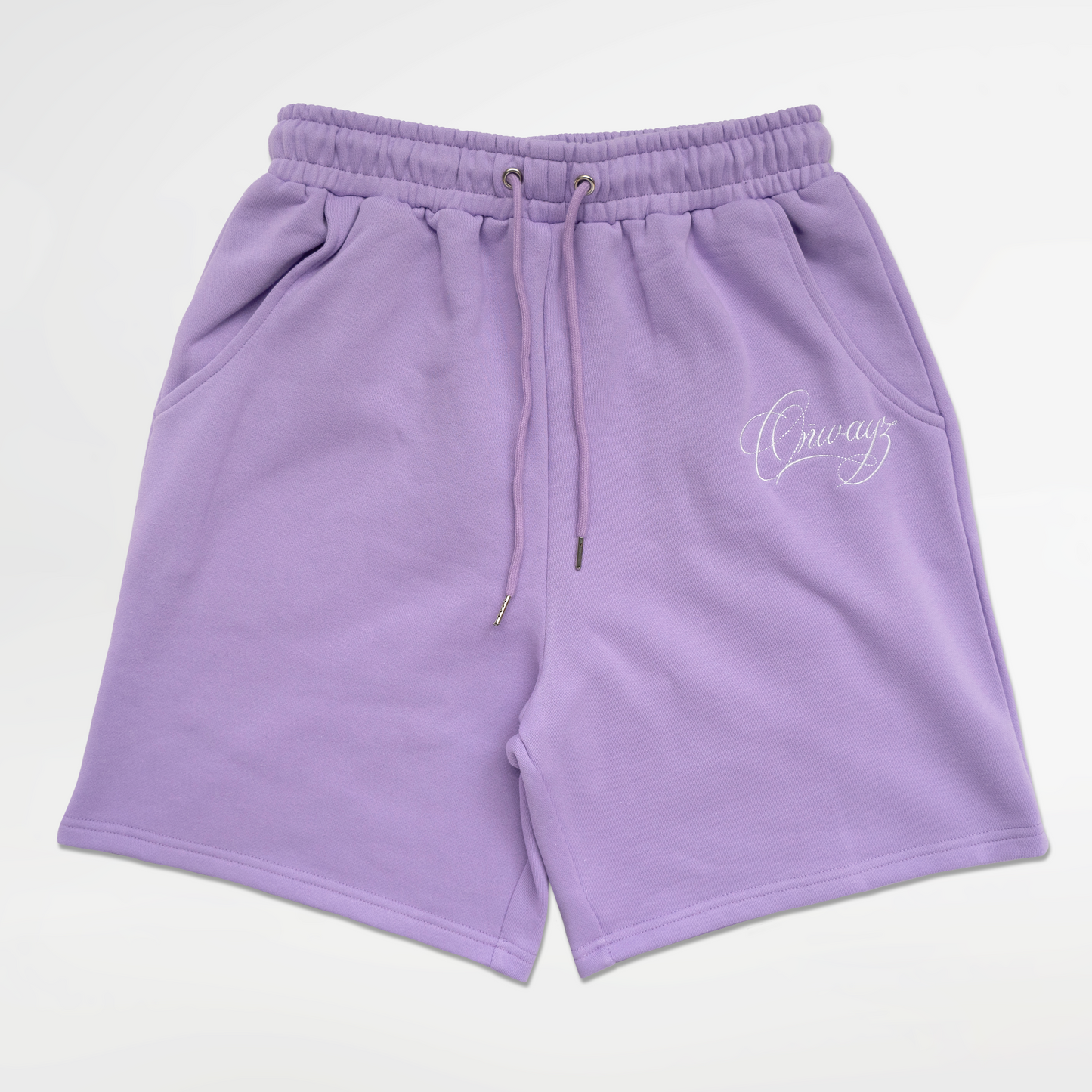 Caligraphy Shorts - Purple