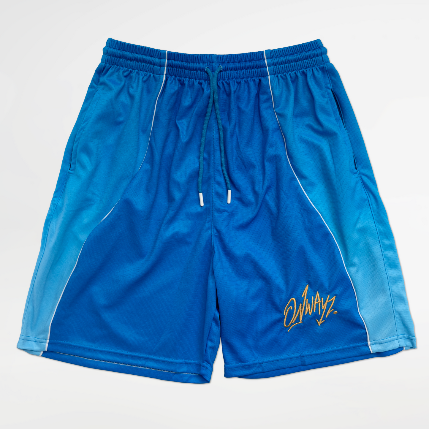 Gradient Shorts - Blue White