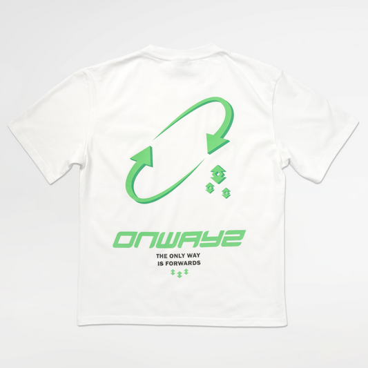 Motion T Shirt - White Green
