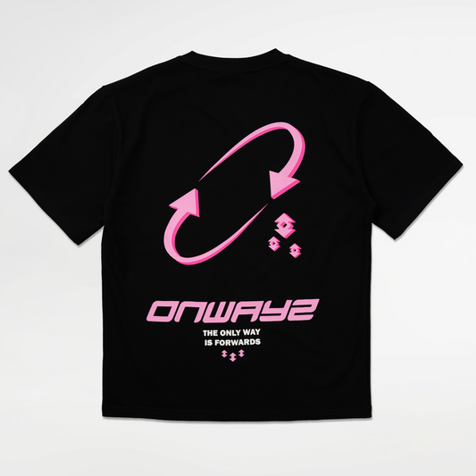 Motion T Shirt - Black Pink