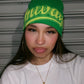 Reversible Beanie - Green / Navy