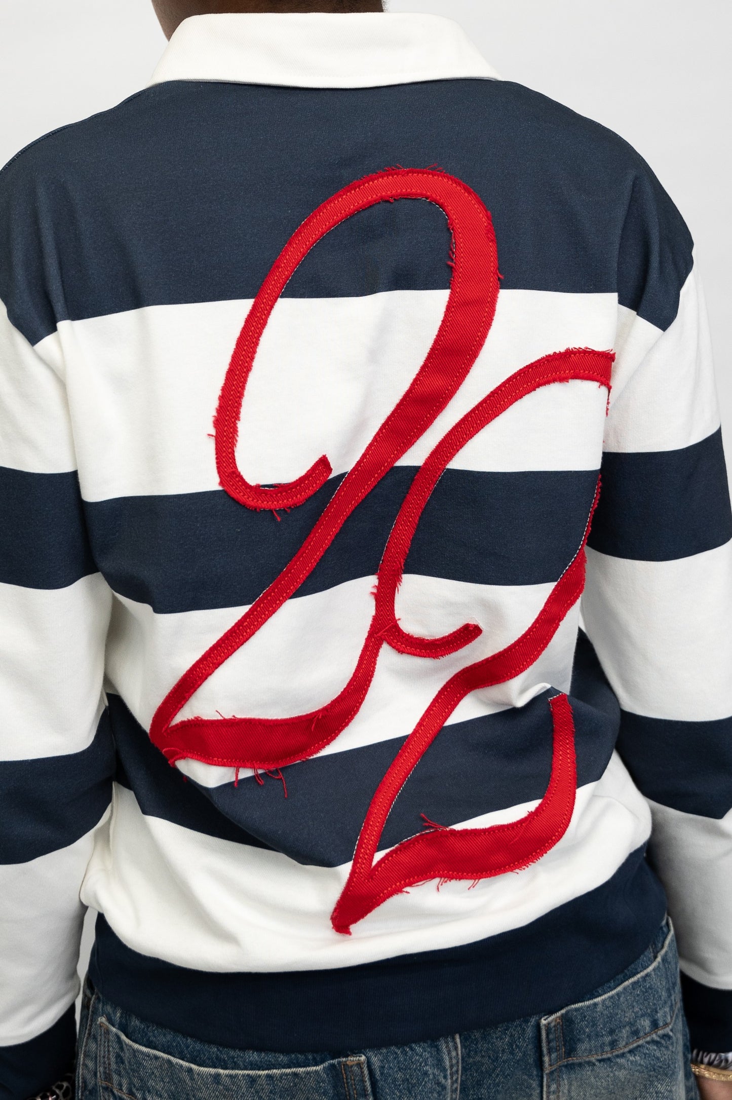 Long Sleeve Polo Shirt - Navy