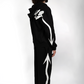 Arrow Script Zip Hoodie - Black