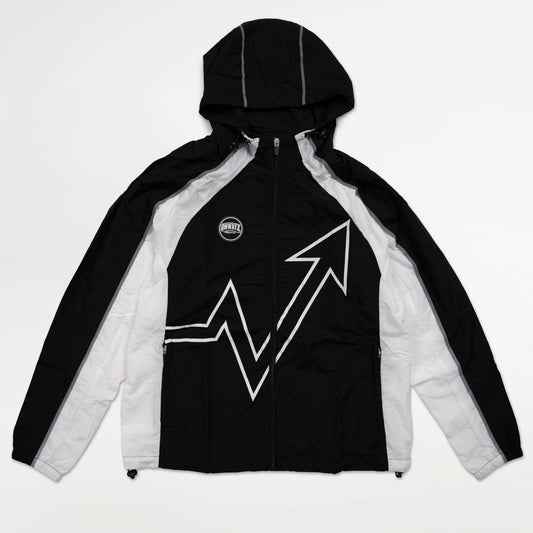 Reflective Elevation Windbreaker - Black