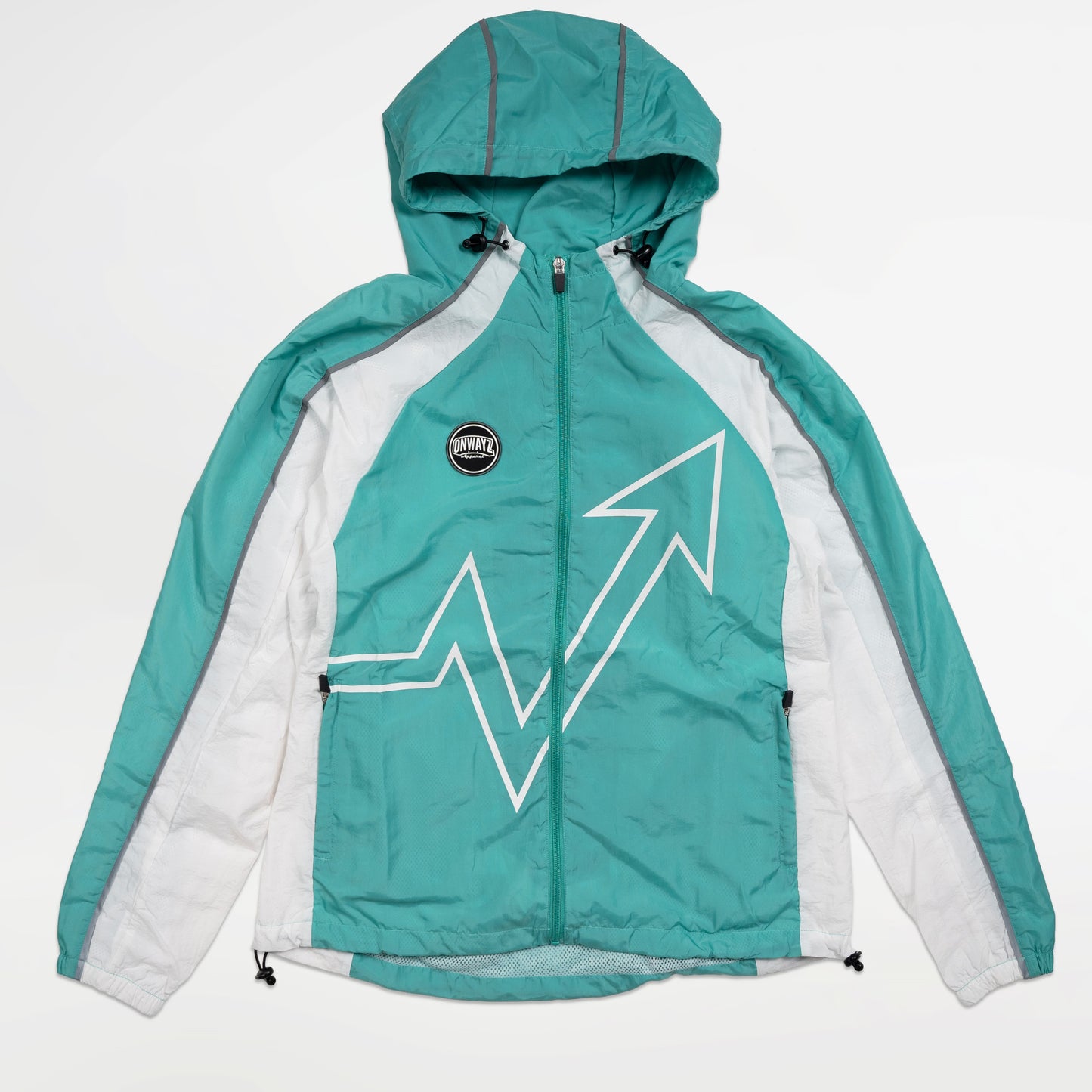 Reflective Elevation Windbreaker - Aqua