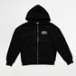Arrow Script Zip Hoodie - Black