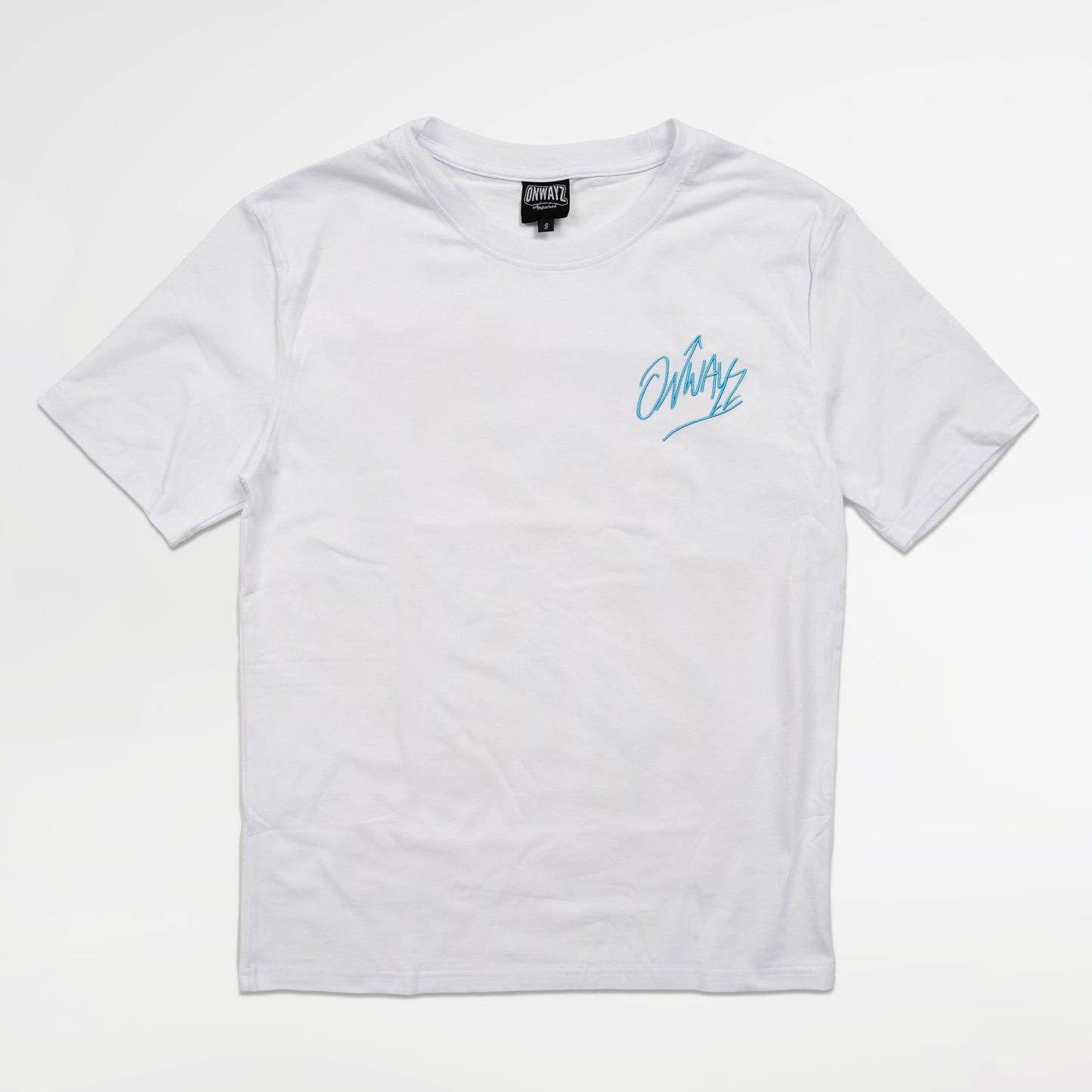 Elevation T Shirt - White Blue