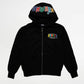 Candy Zip Hoodie - Black