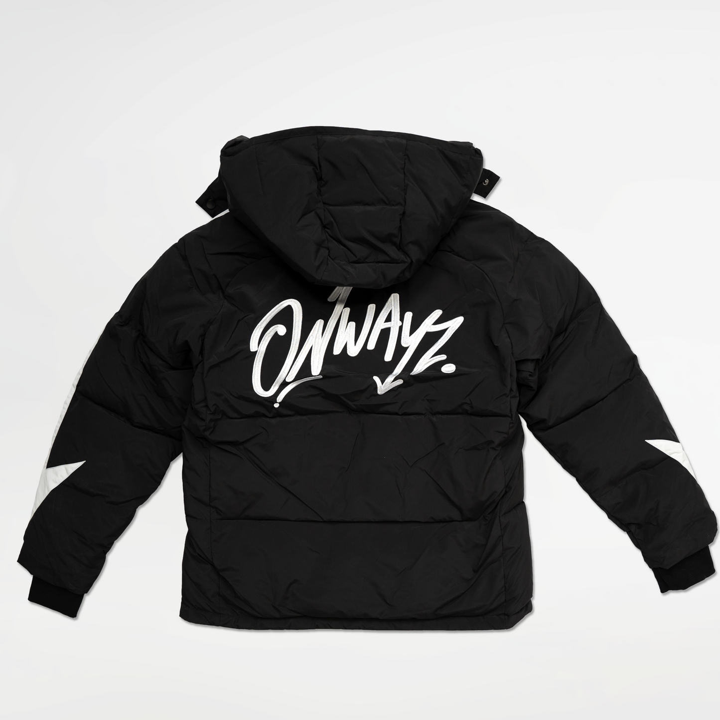 Arrow Puffer Jacket - Black