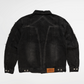Classic Applique Denim Jacket - Black