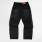 Classic Applique Denim Jeans - Black