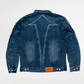 Classic Applique Denim Jacket - Blue