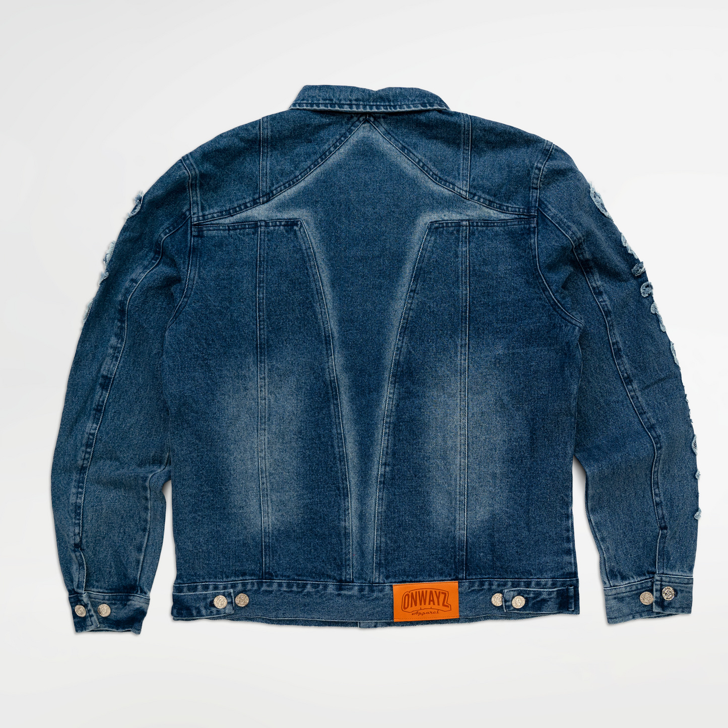 Classic Applique Denim Jacket - Blue