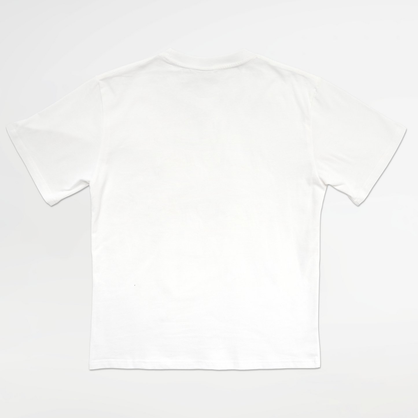Blur Text T Shirt - White