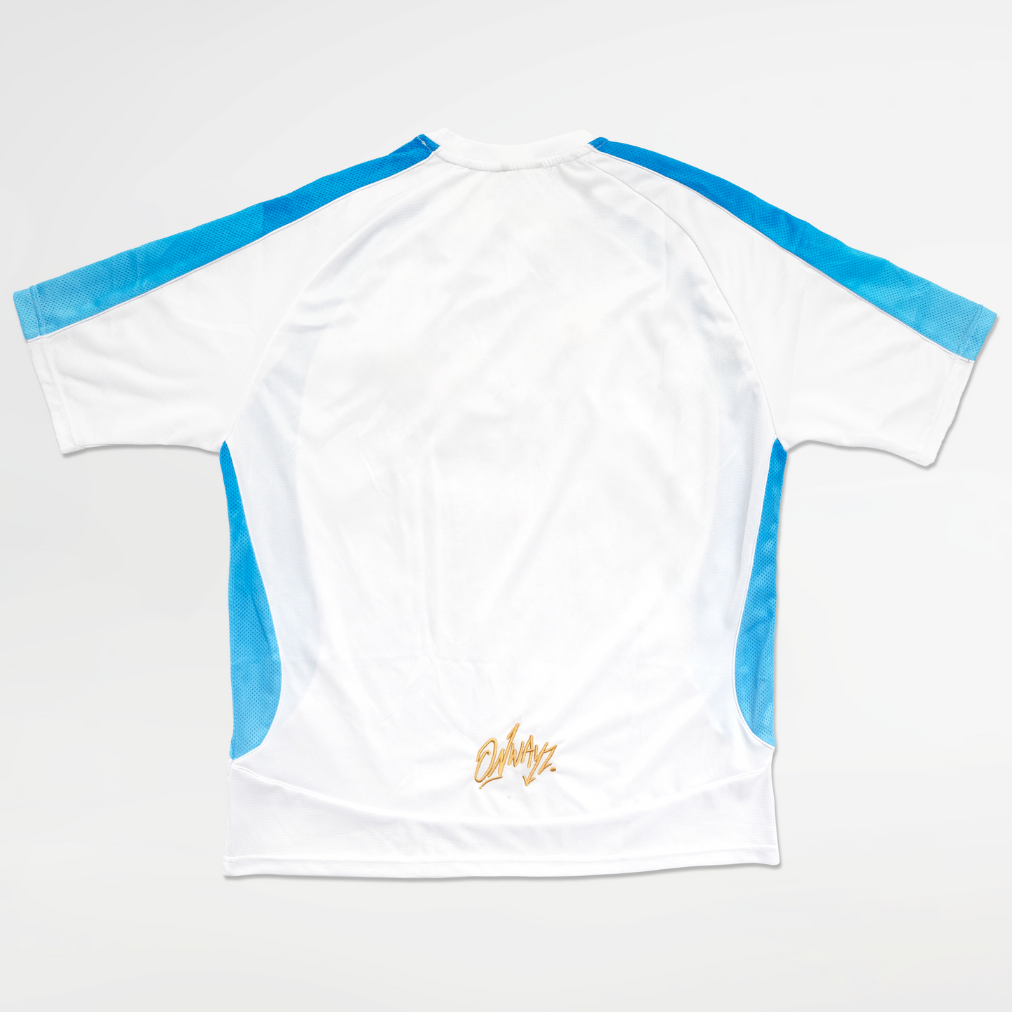 Gradient Jersey - White Blue