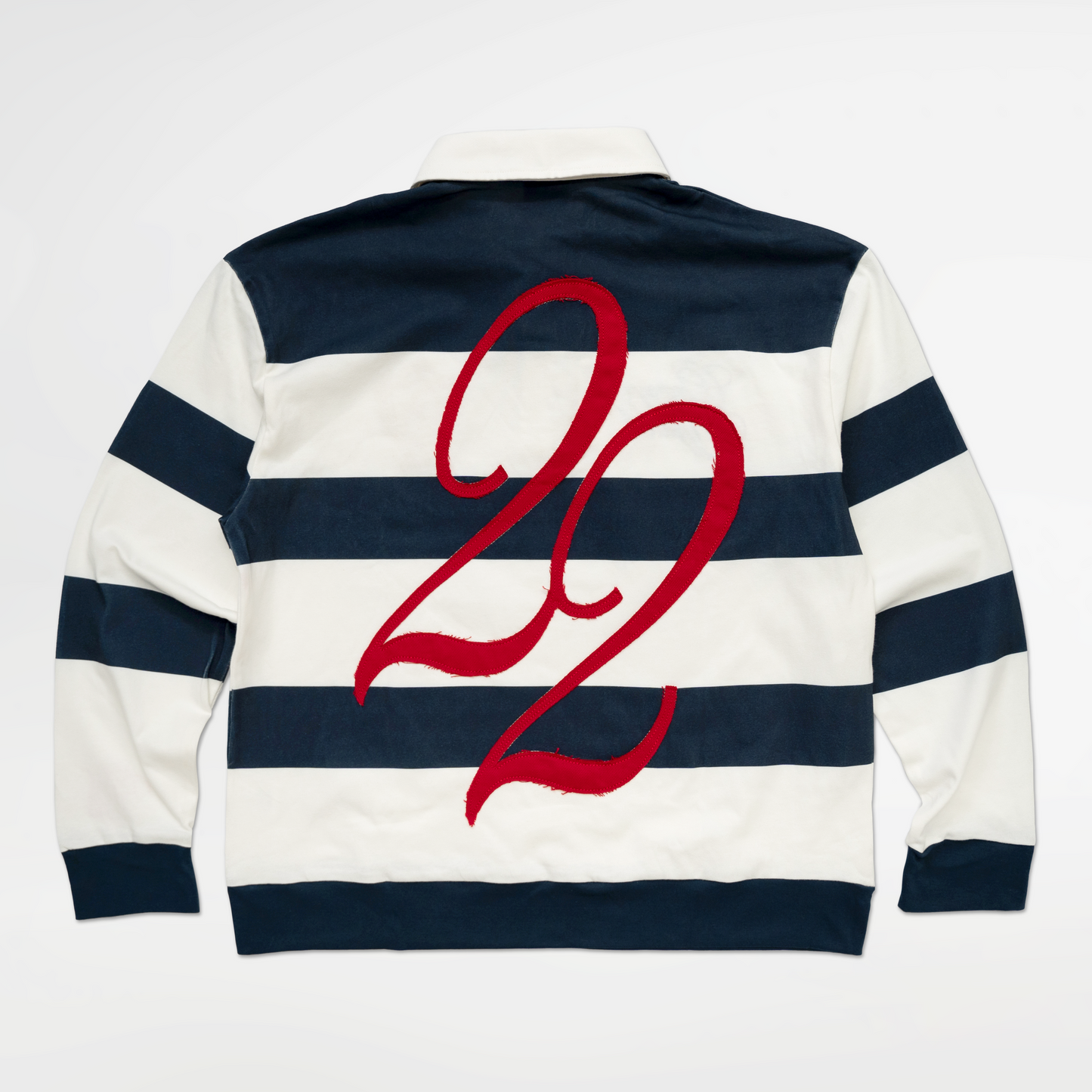 Long Sleeve Polo Shirt - Navy