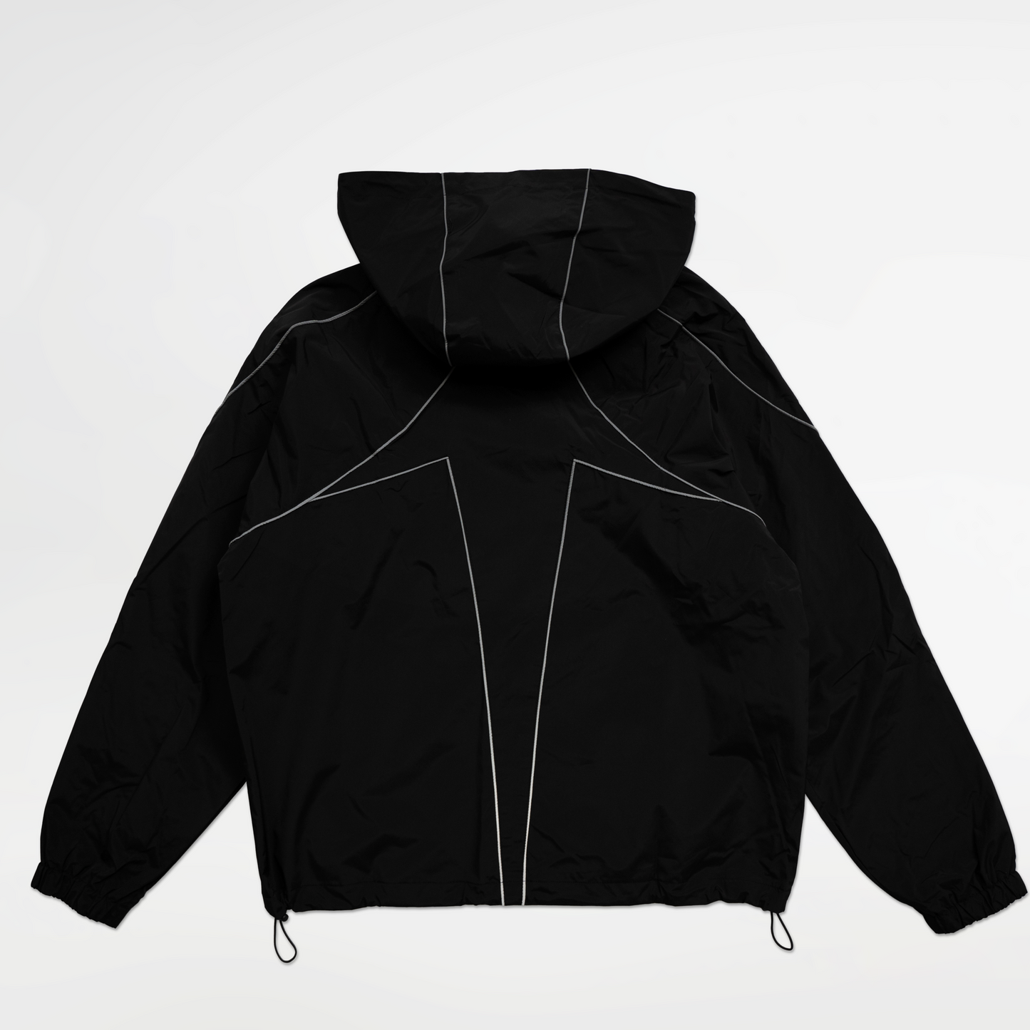 Arrow Windbreaker Jacket - Black