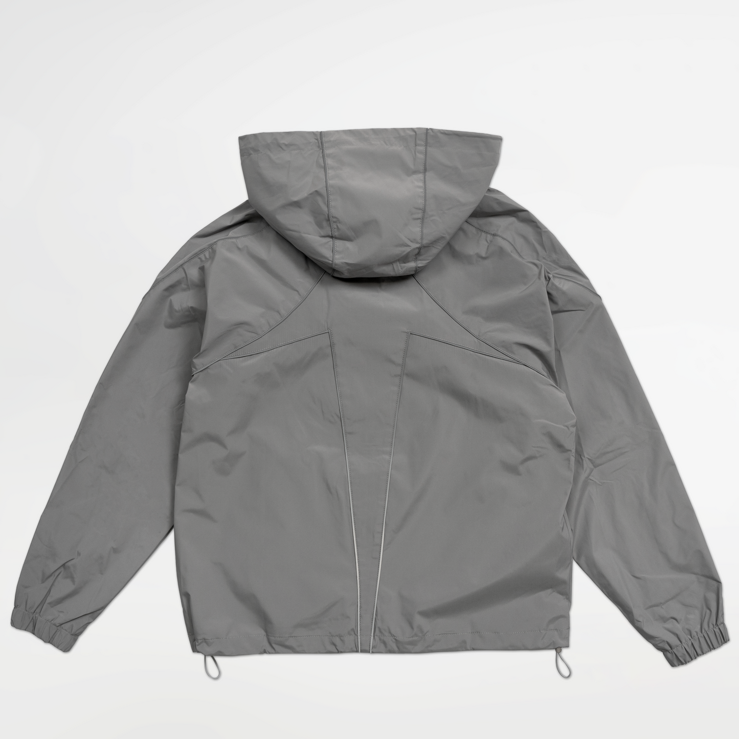 Arrow Windbreaker Jacket - Grey