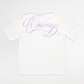 Calligraphy T Shirt - Purple