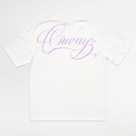 Calligraphy T Shirt - Purple