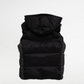 Badge Puffer Vest - Black